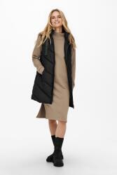 JdY JdY, Skylar hosszú bélelt mellény, Fekete, M (15220630-BLACK-BLACK-M)