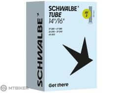 Schwalbe 14/16" x 32-47 mm belső, autószelep 40 mm (AV szelep - autószelep)