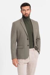 OMBRE OMBRE, Normál szabású kabát fedőzsebekkel, Spranghel zöld, S (OM-BLZB-0135-OLIVE-S)
