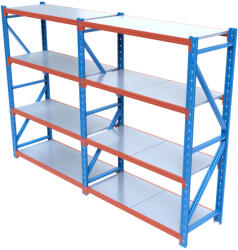 HD Regal FLEX300-Y304 Salgó polcrendszer KOMPLETT 3 m (200 x 60 cm / 4 polc) - pepita