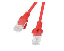 Lanberg Patchcord Lanberg PCU5-10CC-0025-R, Cat. 5e, U/UTP, 0.25m, Red (PCU5-10CC-0025-R)