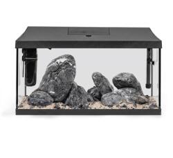 AQUAEL Acvariu LEDDY PLUS 60 D&N NEGRU + Ryuoh Shine River Kit