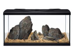 Diversa Acvariu STARTUP 80 LED DREPT NEGRU + Storm Hour River Kit