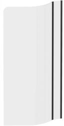 RAVAK ARC paravan cadă 81 cm o piesă negru mat/sticlă transparentă 7Q7P03R0Y1 (7Q7P03R0Y1)