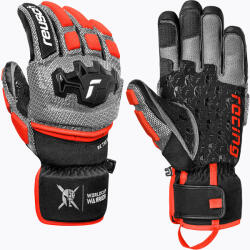 Reusch Mănuși de schi pentru bărbați Reusch Worldcup Warrior GS black/silver/fluo red