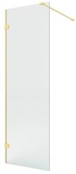 NEW TRENDY Eventa Gold Brushed zuhanykabin fal walk-in 70 cm arany csiszolt/átlátszó üveg EXK-8390 (EXK8390)