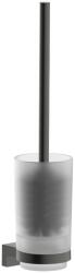 Hansgrohe Hansgohe AddStoris S fali WC-kefe tartó, szálcsiszolt fekete króm 41782340 (41782340)