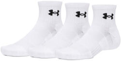Under Armour Șosete Performance Cott 3p Qtr White/White/Ultimate Black M