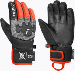 Reusch Gyerek síkesztyűk Reusch Worldcup Warrior Prime R-Tex XT black/silver/fluo red