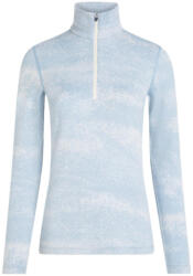 Icebreaker Tricou pentru femei Merino 260 Oasis Vertex LS Half Zip Chillwave Snow/Zincblue/J S