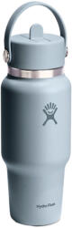 Hydro Flask 24 OZ Wide Flex Straw Travel Bottle Shale Gray Hőtartó kulacs