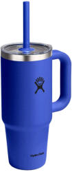 Hydro Flask 24 OZ Travel Tumbler Clear Lid Capri Blue Hőtartó bögre