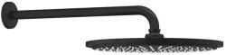 GROHE Set para de dus fixa, cu brat 380 mm, 1 jet, negru - Phantom Black, Grohe RainShower Cosmopolitan 310 26066KF0 26066KF0 (26066KF0)