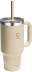 Hydro Flask 32 OZ Travel Tumbler Clear Lid Oat Hőtartó bögre