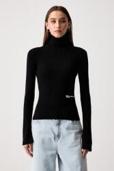 Karl Lagerfeld Jeans cu guler înalt pentru femei cu vâscoză 9BY2-SWDYL7_99X (B4W18001)