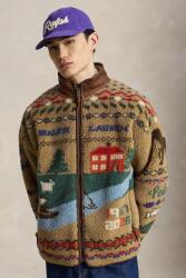 Ralph Lauren hanorac cu fermoar pentru bărbați din polar 9BY2-BLMZFY_MLC (710B26317)