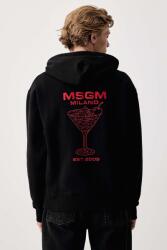 MSGM hanorac cu glugă pentru bărbați din bumbac 9BY2-BLMZPN_99X (4140MM117SE.267599)