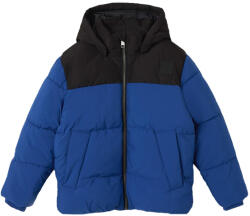 NAME IT Geaca de iarnă, băieți, puffy, cu glugă, albastru-negru, 116-152 albastru (142EBD)