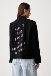 Karl Lagerfeld Jeans sacou cu un singur rând de nasturi pentru femei x Pietro Terzini 9BY2-KZDZKP_99X (B4W14044)