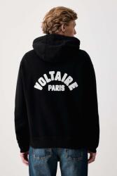 Zadig&Voltaire hanorac cu glugă pentru bărbați din bumbac SACHA 9BY2-BLMZPL_99X (JMSS01314)