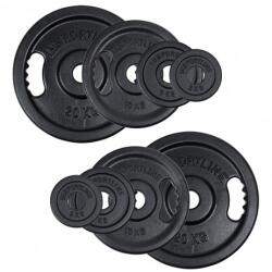inSPORTline Set Greutati Fier inSPORTline Castblack 2 - 20 kg/50 mm (CASTBLACK-OL-20) - sport-mag