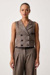 Armani Exchange vestă cu două rânduri de nasturi pentru femei cu lână 9BY2-KZDZRR_98X (XW002509.AF26078)