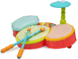 B. Toys Dobkészlet Toy Drum Set B-Toys világító hanggal és pálcákkal 24 hó-tól (BTBX2303C3Z)