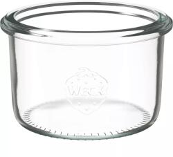 Weck Befőttesüveg fedél nélkül 80 ml, 12 db-os készlet, kúpos