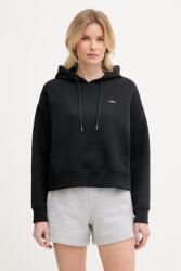 Lacoste kapucnis melegítőfelső női pamuttal - fekete 38
