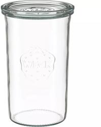 Weck Borcan pentru conserve cu capac din sticlă 900 ml, conic