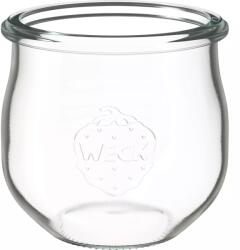 Weck Borcan de conservare fără capac 370 ml, set de 6 buc. , formă de lalea