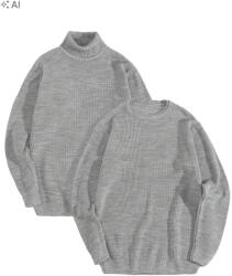 Shein Férfi Pulóver Szürke 2DB L