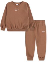 Nike melegítő szett gyerek pamuttal - barna 110-116 - answear - 17 990 Ft