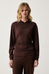 Trussardi kapucnis melegítőfelső női gyapjú - barna M