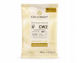 Callebaut Belga fehércsokoládé Callebaut CW2 25, 9% 250 g krémes, vaníliás, d (CW2NV-01B)