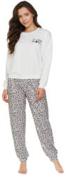 Doctor Nap pijamale de damă PM. 7532 CREAM LEO: XXL (PM.7532.CREAM_LEO XXL)