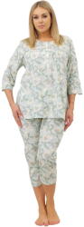 Italian Fashion pijama damă BAZYLIA mânecă 3/4, pantaloni 3/4, imprimeu: 3XL (AAF-KPZ-BAZY-33DR 3XL)