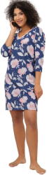 Italian Fashion cămașă de noapte damă ENTINA mânecă 3/4, imprimeu: XXL (AAF-KKN-ENTI-3-DR XXL)