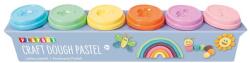 Playbox PlayBox: Set de plastilină în culori pastelate, 6 bucăți (2472551)