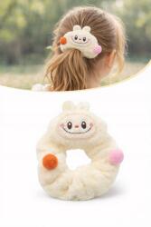  Hajgumi Labubu Monster Doll nagy plüss Krémszínű (OLGK-XL)