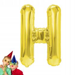  Fólia Léggömb arany H betű 40cm születésnapi party felirat készítéséhez