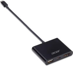 Acer Adaptor 3-in-1 USB-C la HDMI si USB-A, Negru - NP. CAB1A. 020 (NP.CAB1A.020)