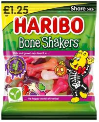 HARIBO Bone Shakers gyümölcsös ízű, csont alakú rágógumik 140 g PM (28137)