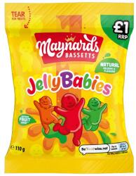 Maynard Bassett Maynards Bassetts Jelly Babies gyümölcsös ízű rágógumik 110 g PM (28126)