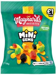 Maynard Bassett Maynards Bassetts Mini Gems gyümölcsízű rágógumik 110 g PM (28127)