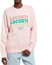Lacoste Női pulóver Lacoste SF1267 pamut rózsaszín klasszikus méret 34 (SF1267)