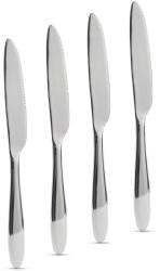 Bewello Set 4 cutite masa inox, 21.5 cm, design elegant, otel inoxidabil (GLB_57572) Tacam