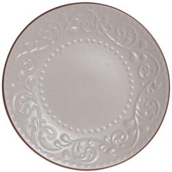  Farfurie ceramica, bej, cu model in relief, 21 cm (IN-8424001882564)