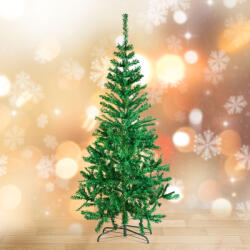  Brad artificial 180 cm, verde, PE/PVC, crengi dese, aspect natural, include suport (GLB_56483E)
