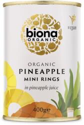 biona Rondele mini de ananas in suc de ananas la conserva bio 400g Biona (5032722306813)